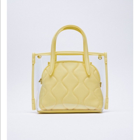 Zara transparent mini tote bag - Picture 1 of 7